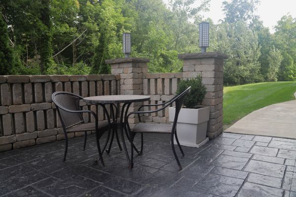 Concrete Patio Stamping in San Luis Obispo