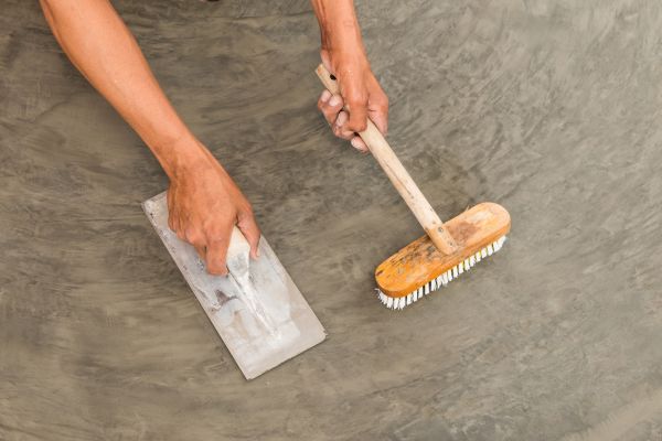 Driveway Concrete Staining in San Luis Obispo