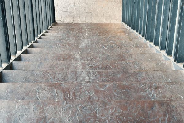 Concrete Stair Stamping in San Luis Obispo